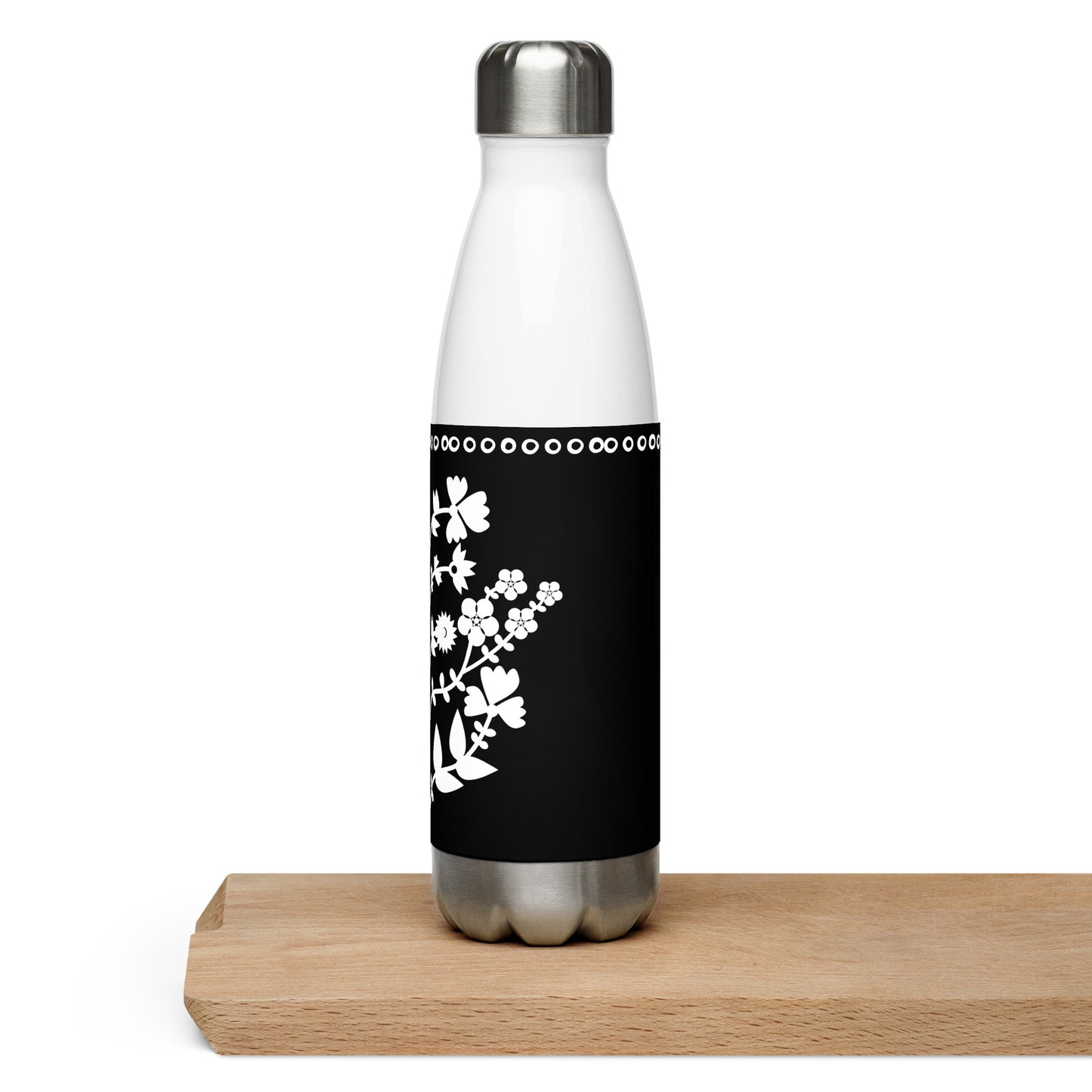 ROOTS! Stainless steel water bottle 500ml. Folklore.