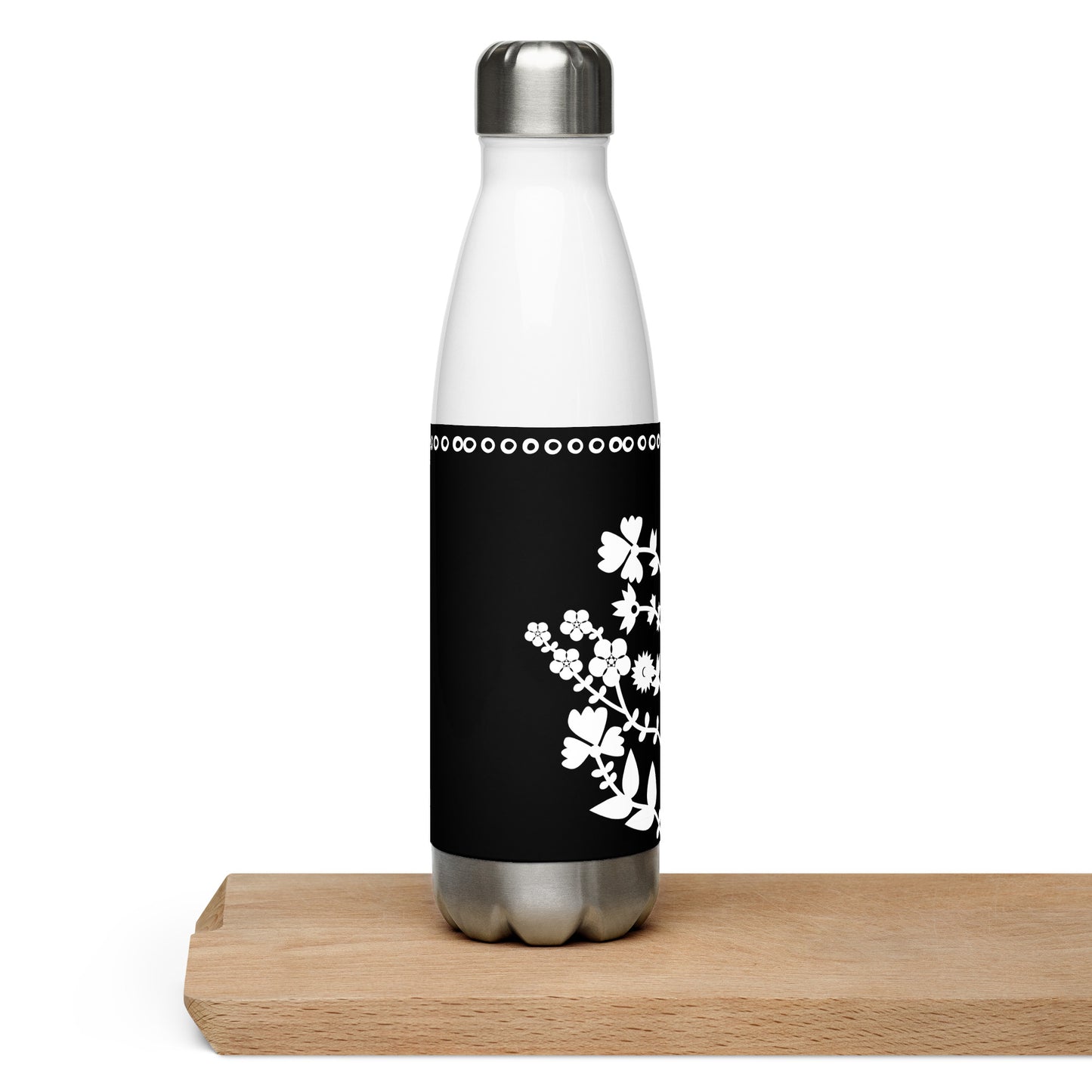 ROOTS! Stainless steel water bottle 500ml. Folklore.