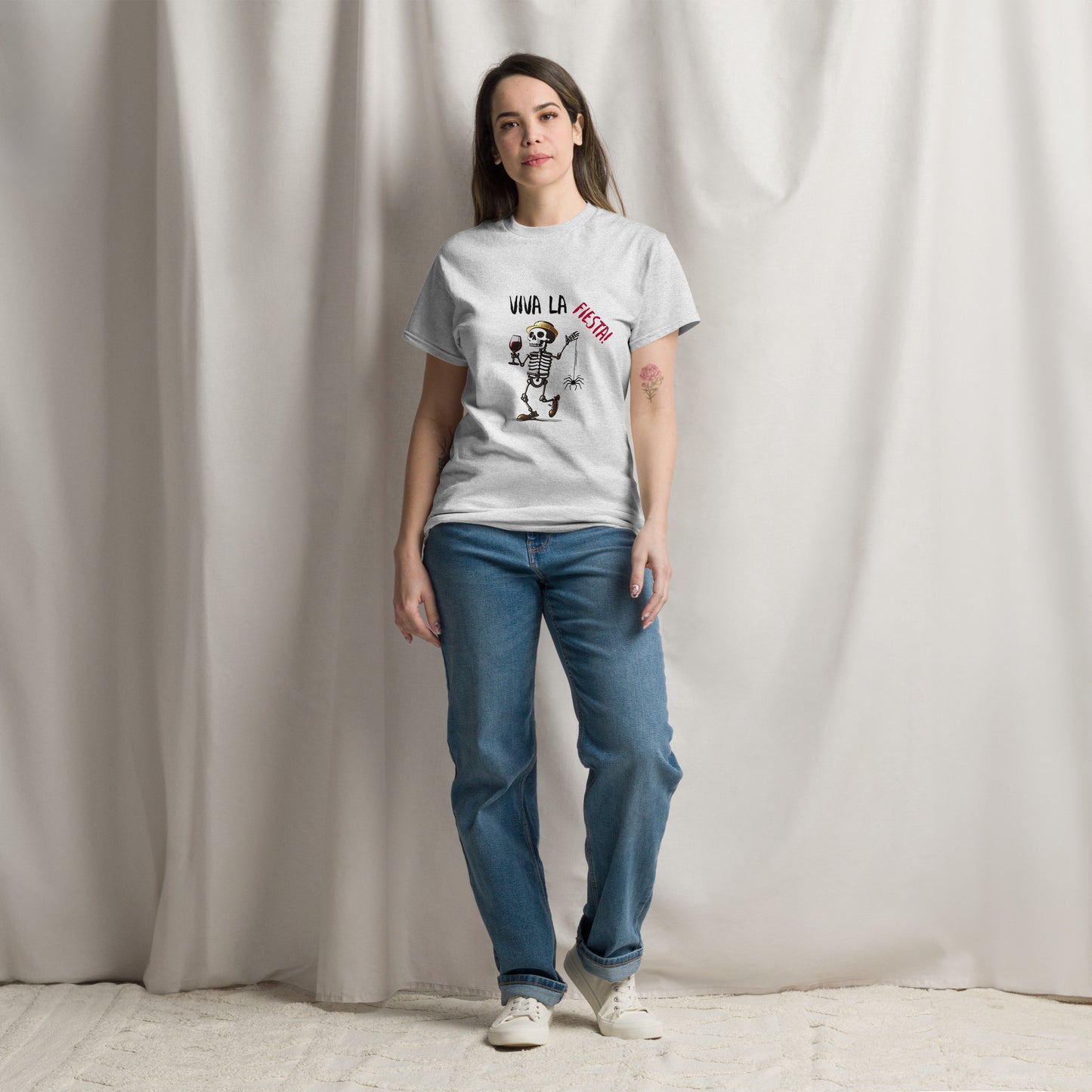 VIVA LA FIESTA! Unisex Halloween tee.