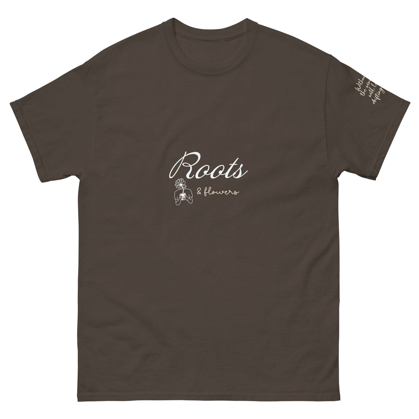 T-shirt with rosette mandala.