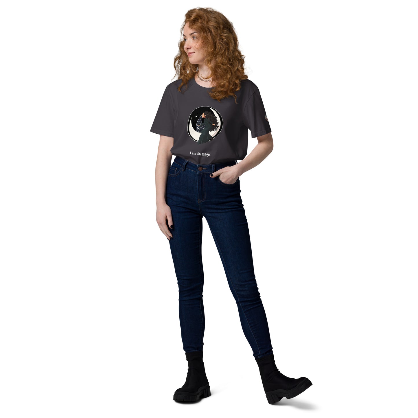 UNDEE THE INFLUENCE. Unisex organic cotton t-shirt. I AM THE MAGIC.