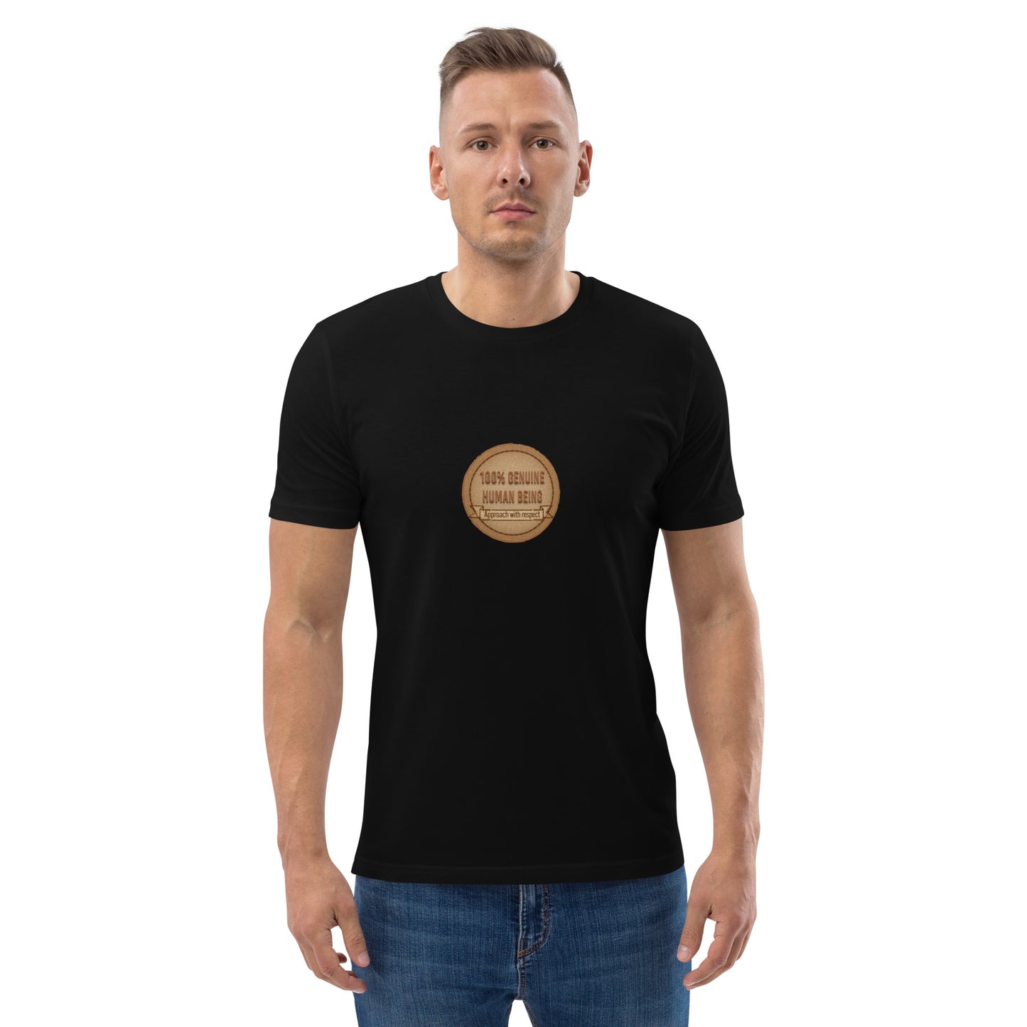 LABELLED. Unisex organic cotton t-shirt. 100% Genuine Human