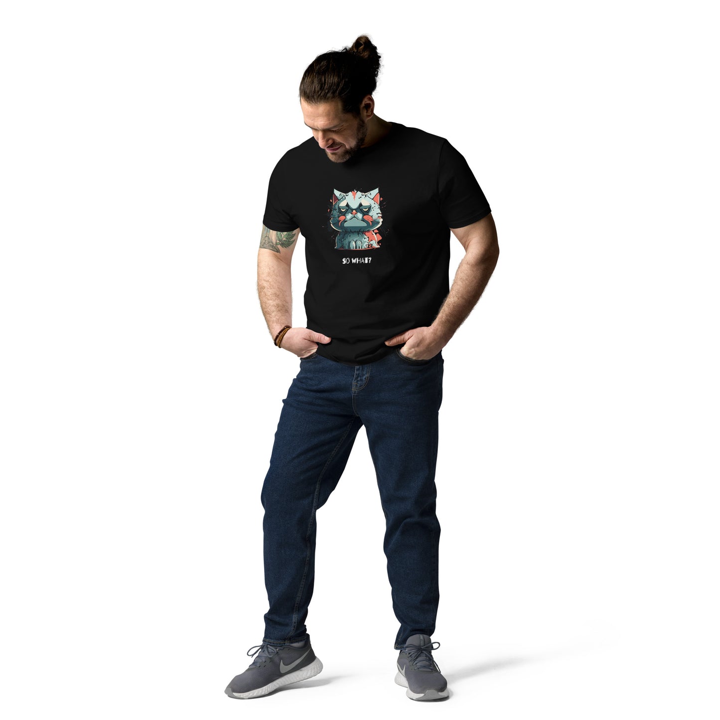 ANIMAL INSTINCT. Unisex organic cotton t-shirt. Eco.GRUMPY.