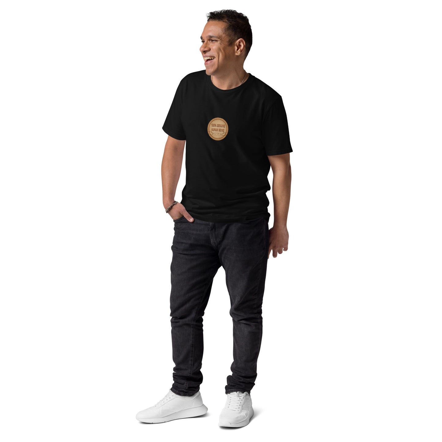 LABELLED. Unisex organic cotton t-shirt. 100% Genuine Human