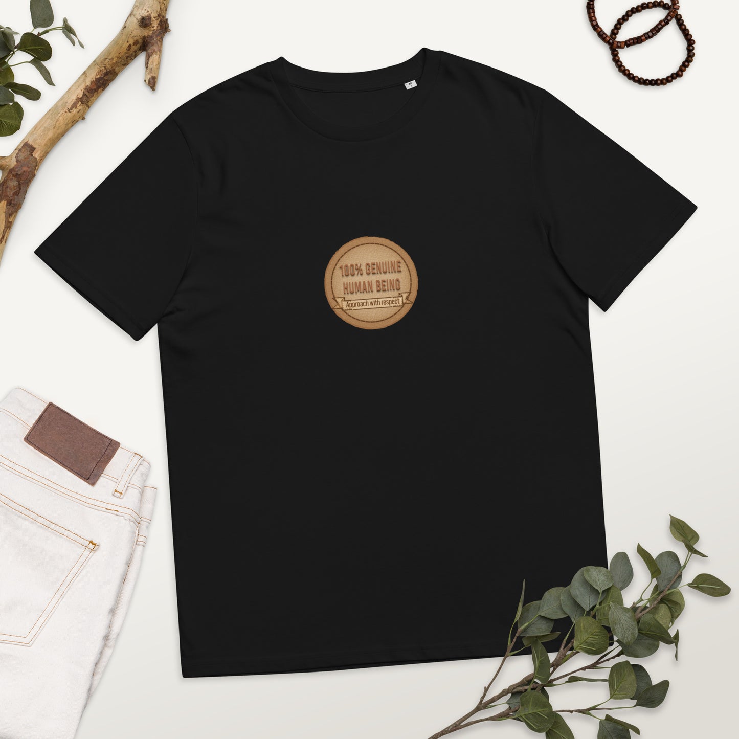 LABELLED. Unisex organic cotton t-shirt. 100% Genuine Human