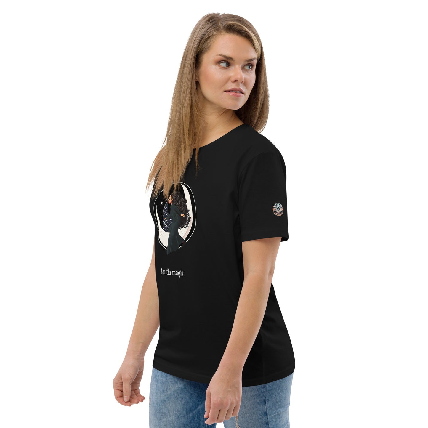 UNDER THE INFLUENCE. Unisex organic cotton t-shirt. MOON CHILD