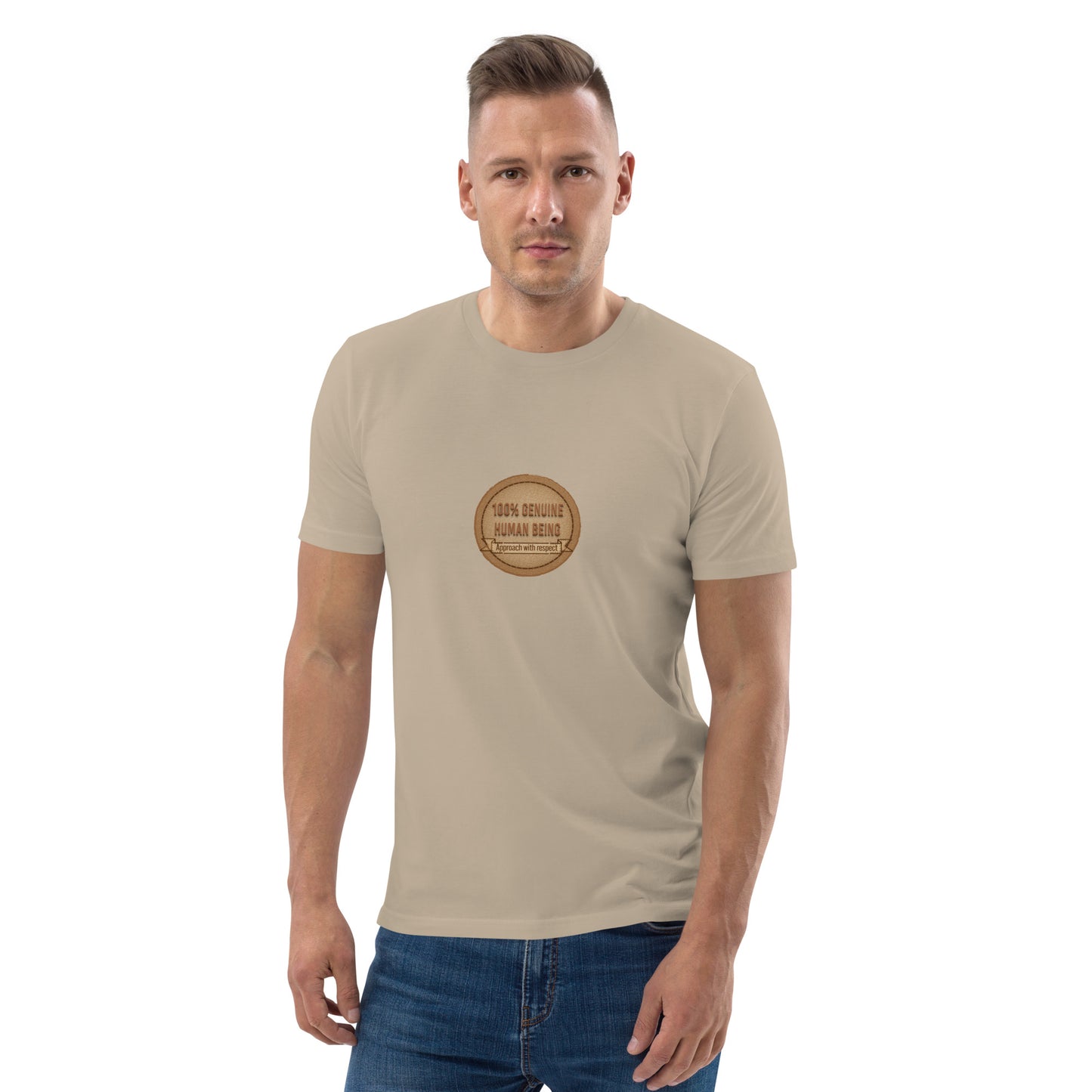 LABELLED. Unisex organic cotton t-shirt. 100% Genuine Human