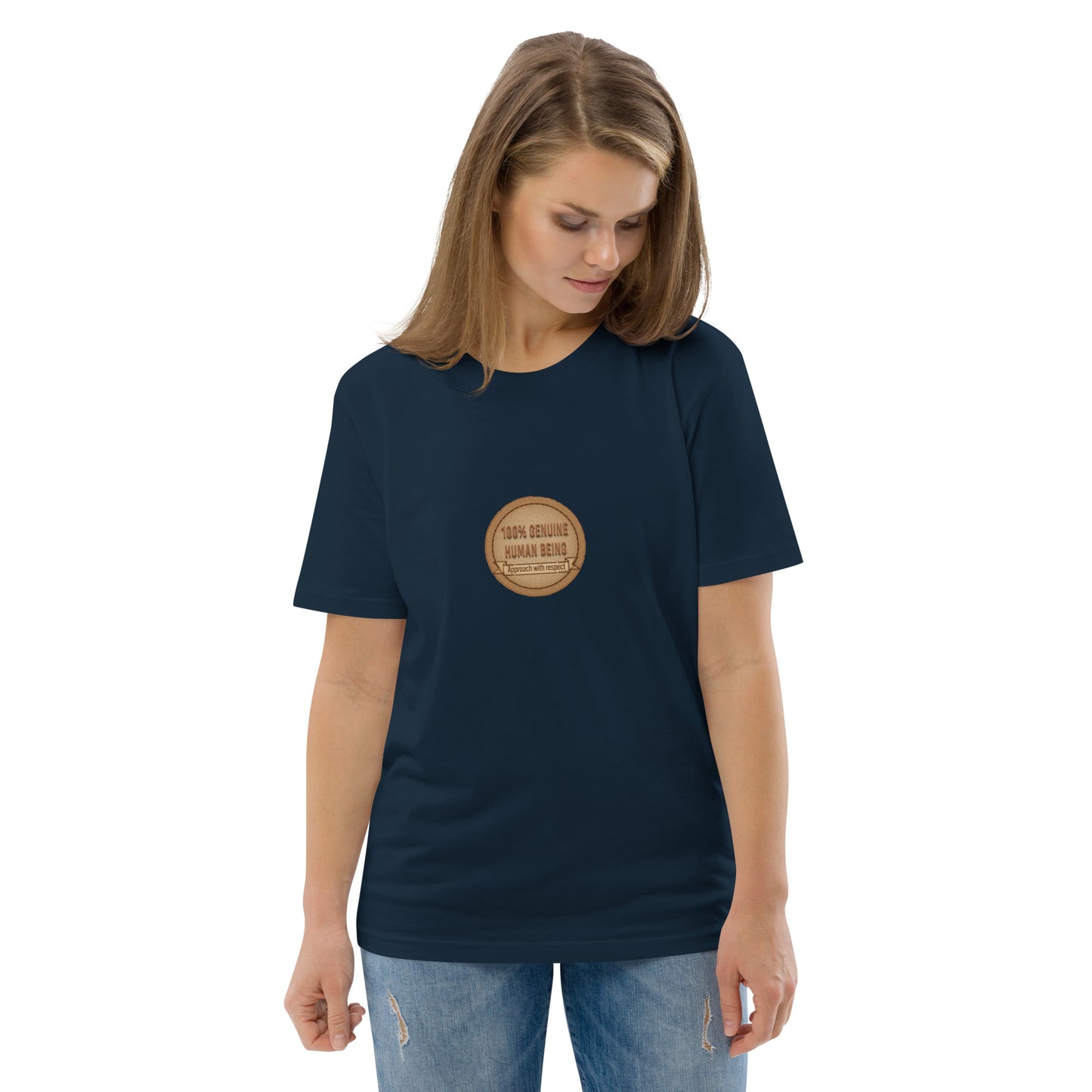 LABELLED. Unisex organic cotton t-shirt. 100% Genuine Human