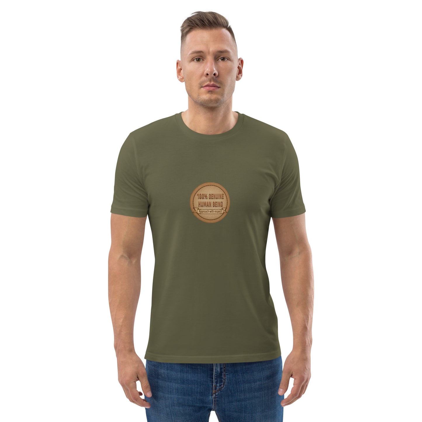 LABELLED. Unisex organic cotton t-shirt. 100% Genuine Human