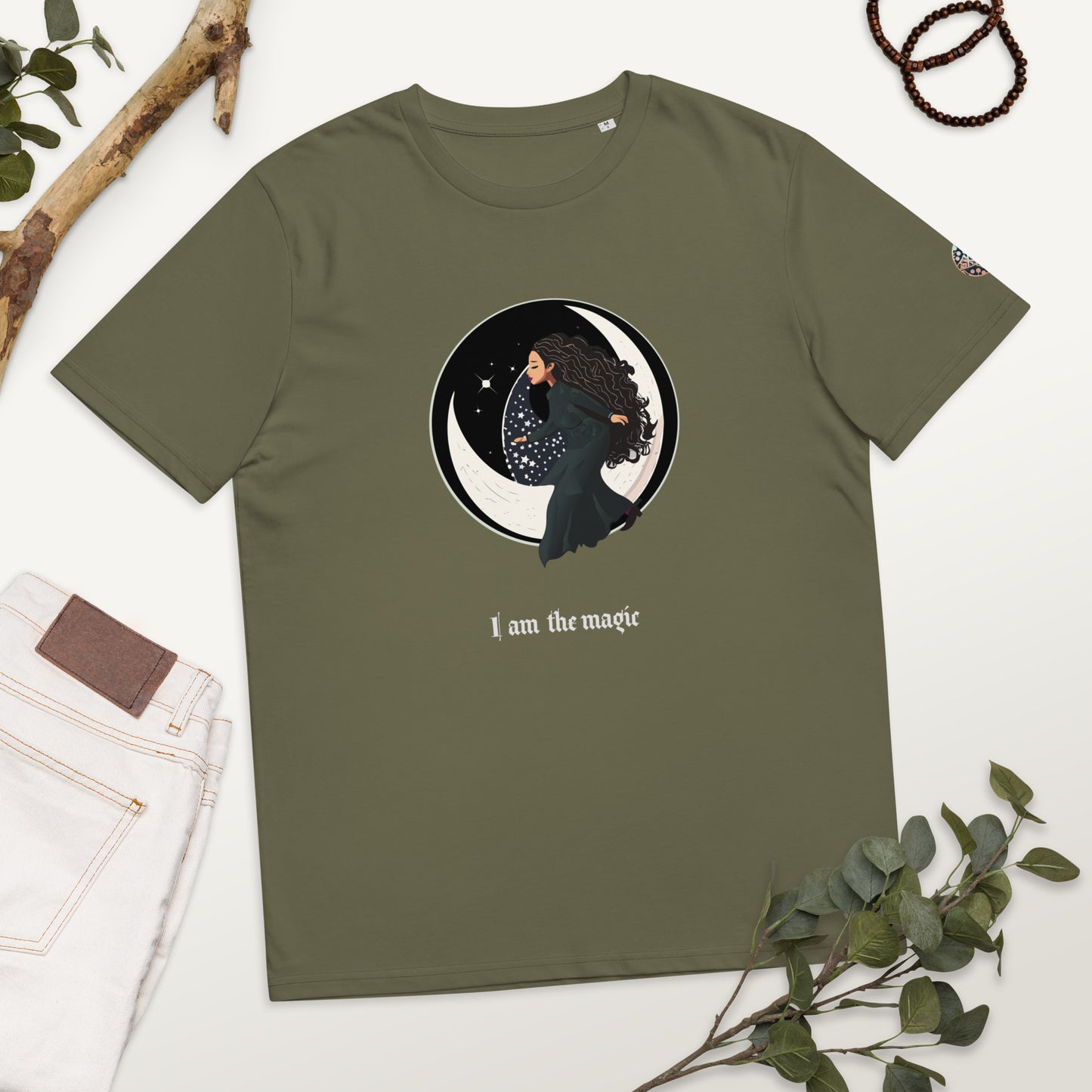 UNDEE THE INFLUENCE. Unisex organic cotton t-shirt. I AM THE MAGIC.