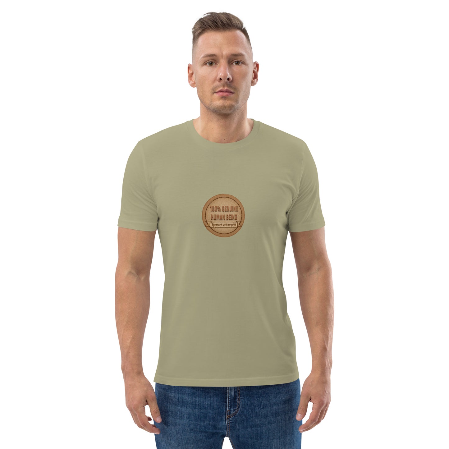 LABELLED. Unisex organic cotton t-shirt. 100% Genuine Human
