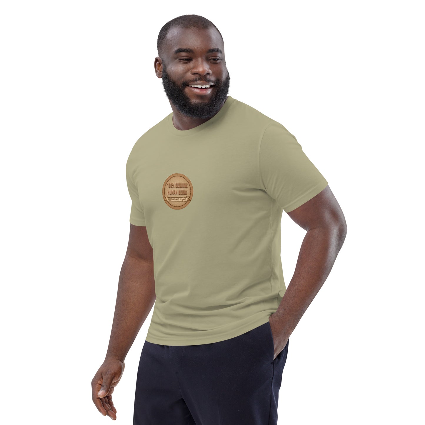 LABELLED. Unisex organic cotton t-shirt. 100% Genuine Human