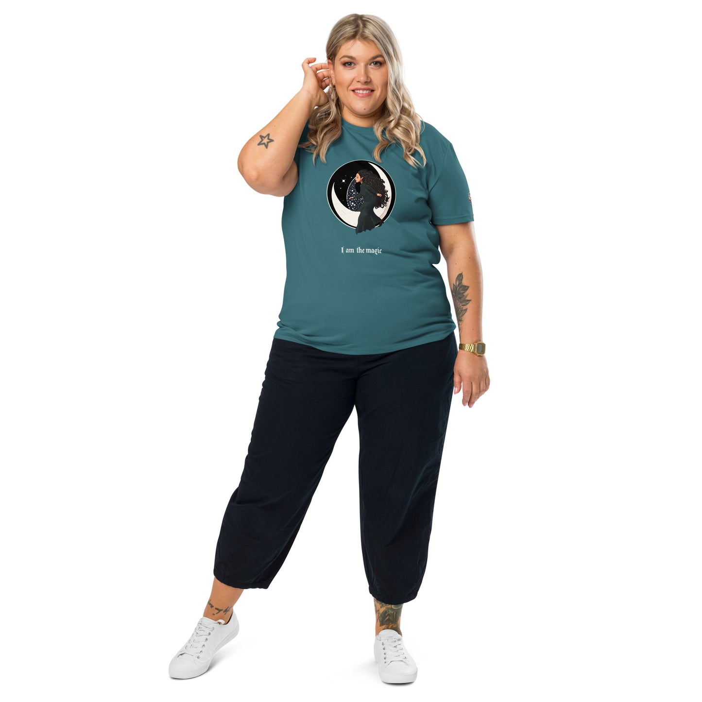 UNDEE THE INFLUENCE. Unisex organic cotton t-shirt. I AM THE MAGIC.