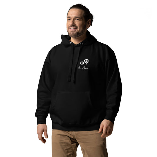 FLOWER POWER! Unisex Hoodie, Flowers, front pocket.
