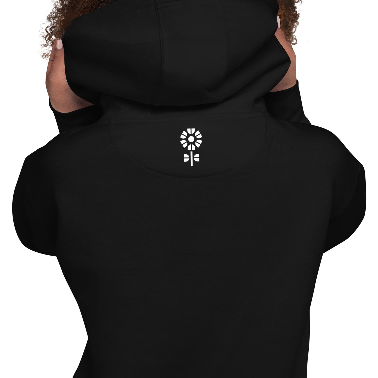FLOWER POWER! Unisex Hoodie, Flowers, front pocket.