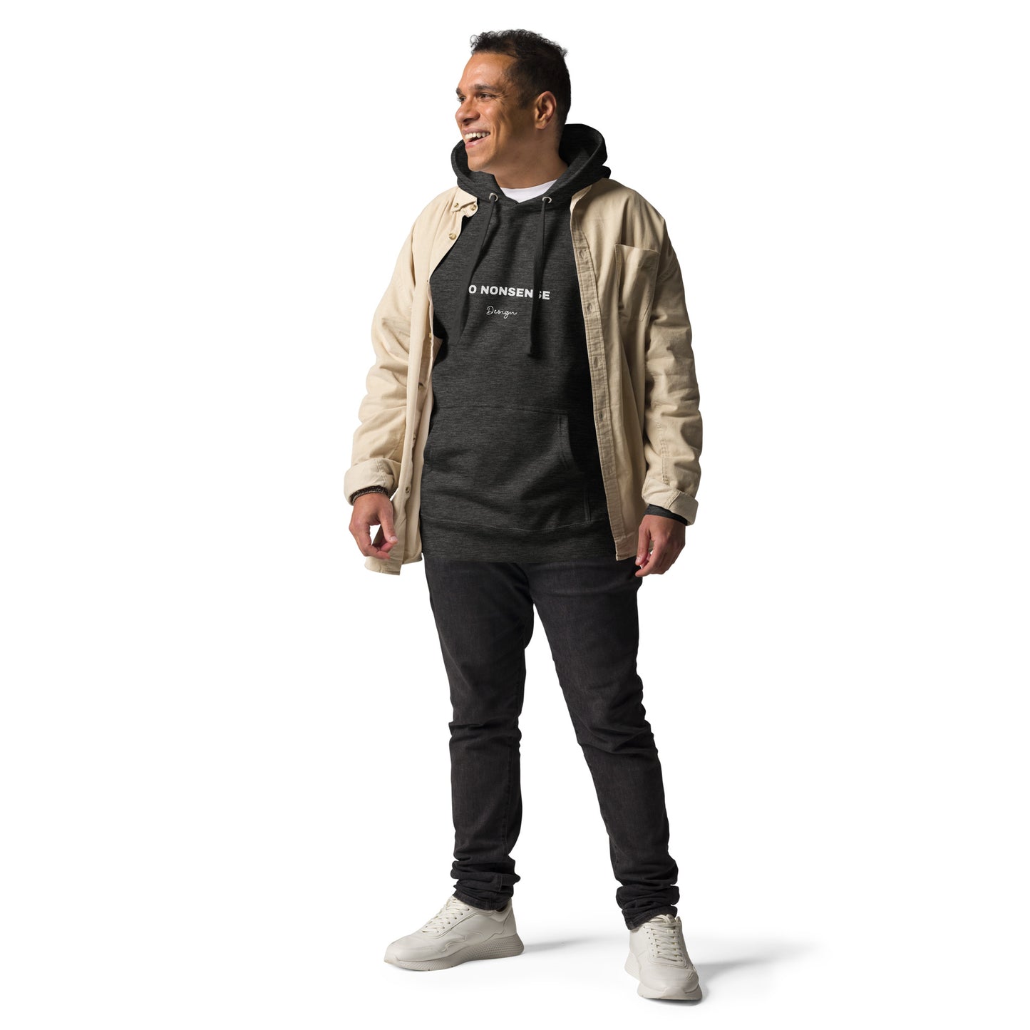 ATTITUDE. Unisex Hoodie. NO NONSENSE DESIGN.