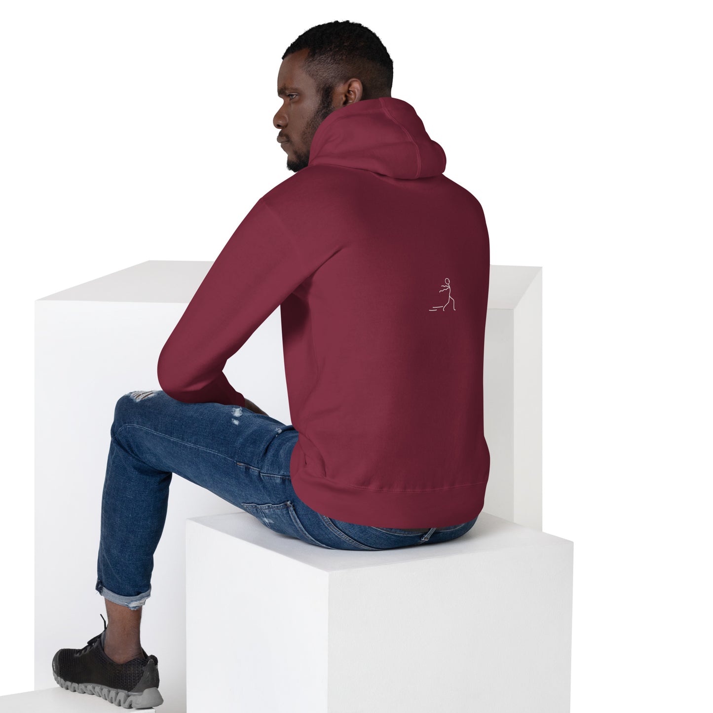 ATTITUDE. Unisex Hoodie. NO NONSENSE DESIGN.