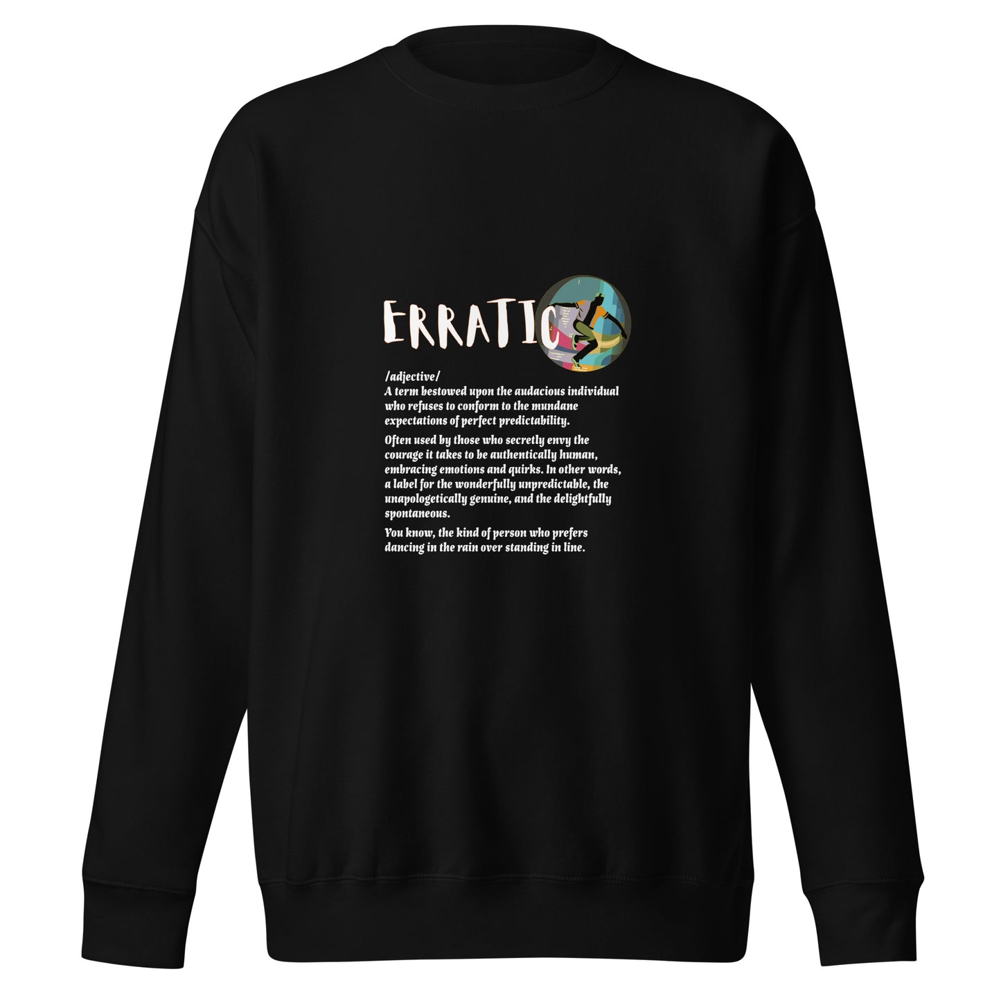 LABELLED. Unisex Premium Sweatshirt. ERRATIC