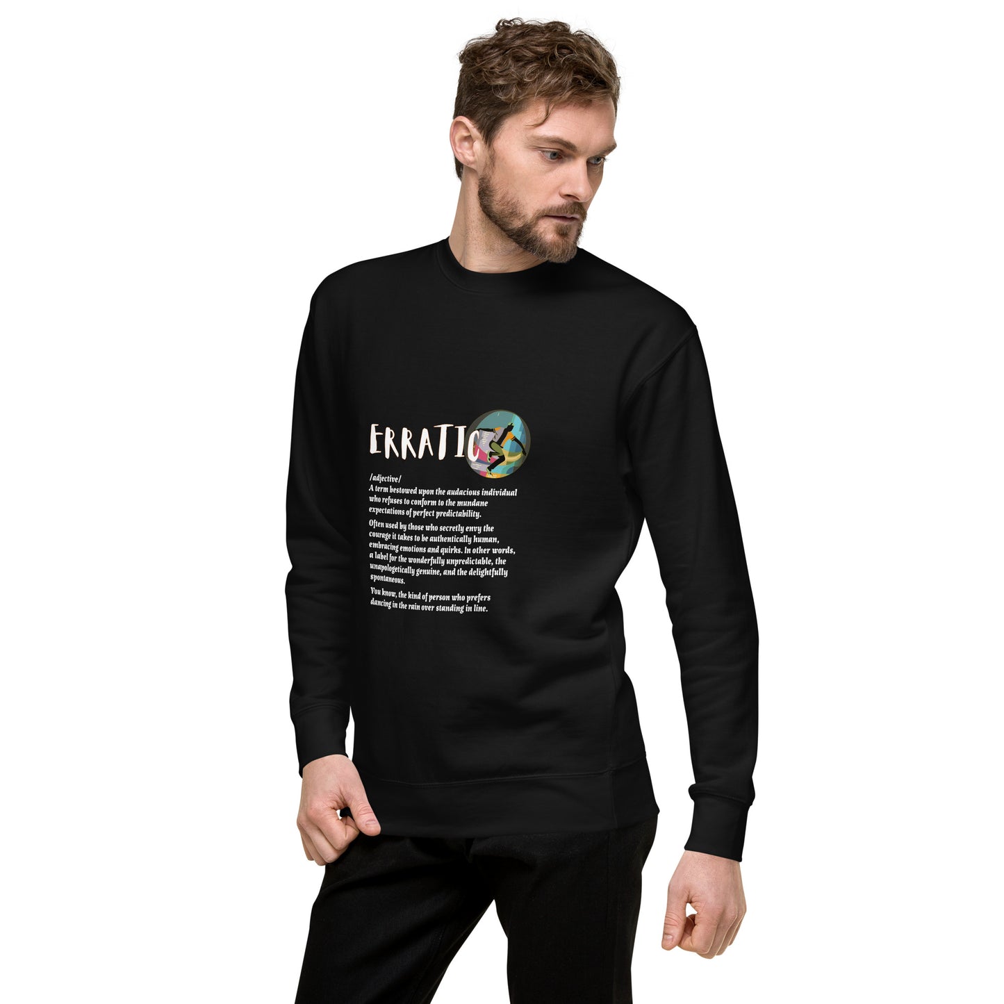 LABELLED. Unisex Premium Sweatshirt. ERRATIC