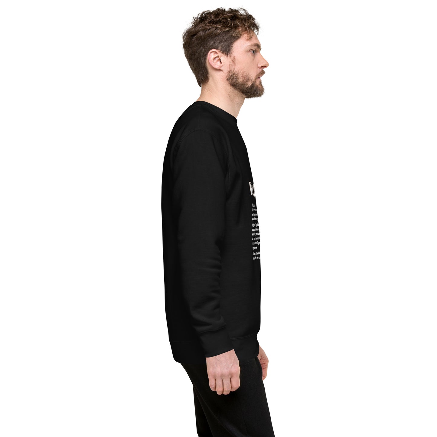 LABELLED. Unisex Premium Sweatshirt. ERRATIC