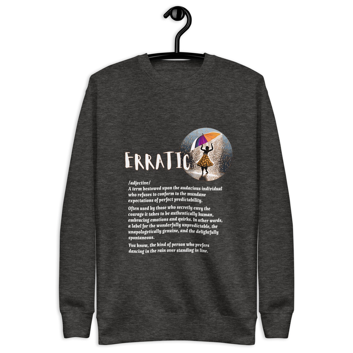 LABELLED. Unisex Premium Sweatshirt. ERRATIC.