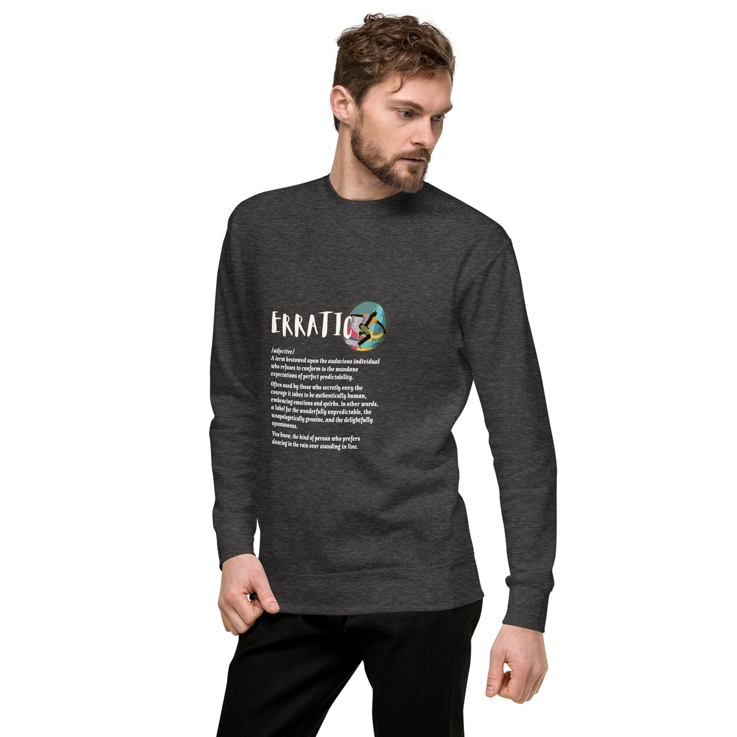LABELLED. Unisex Premium Sweatshirt. ERRATIC