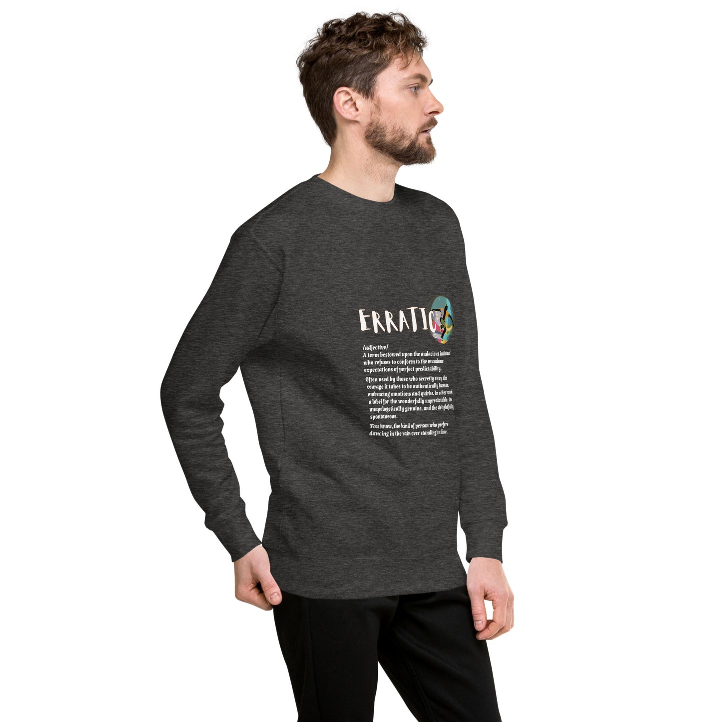 LABELLED. Unisex Premium Sweatshirt. ERRATIC