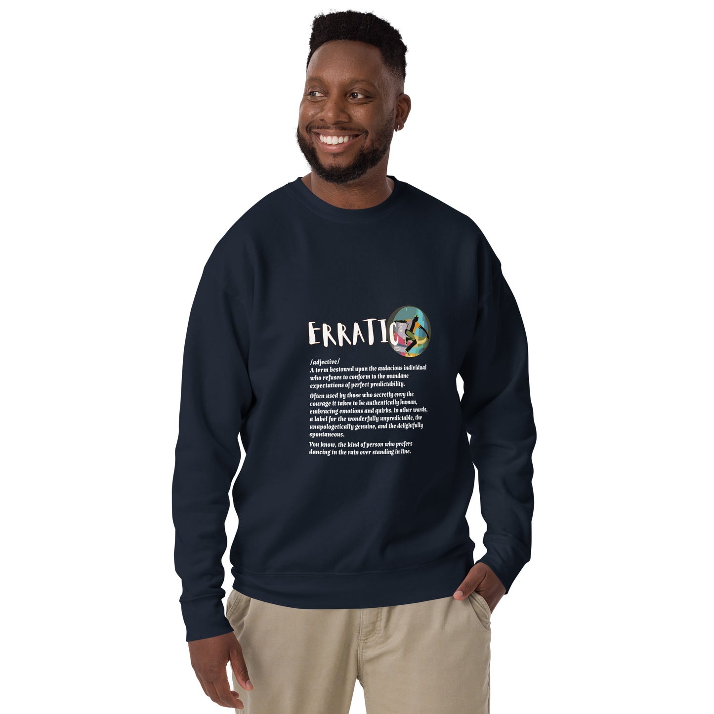 LABELLED. Unisex Premium Sweatshirt. ERRATIC