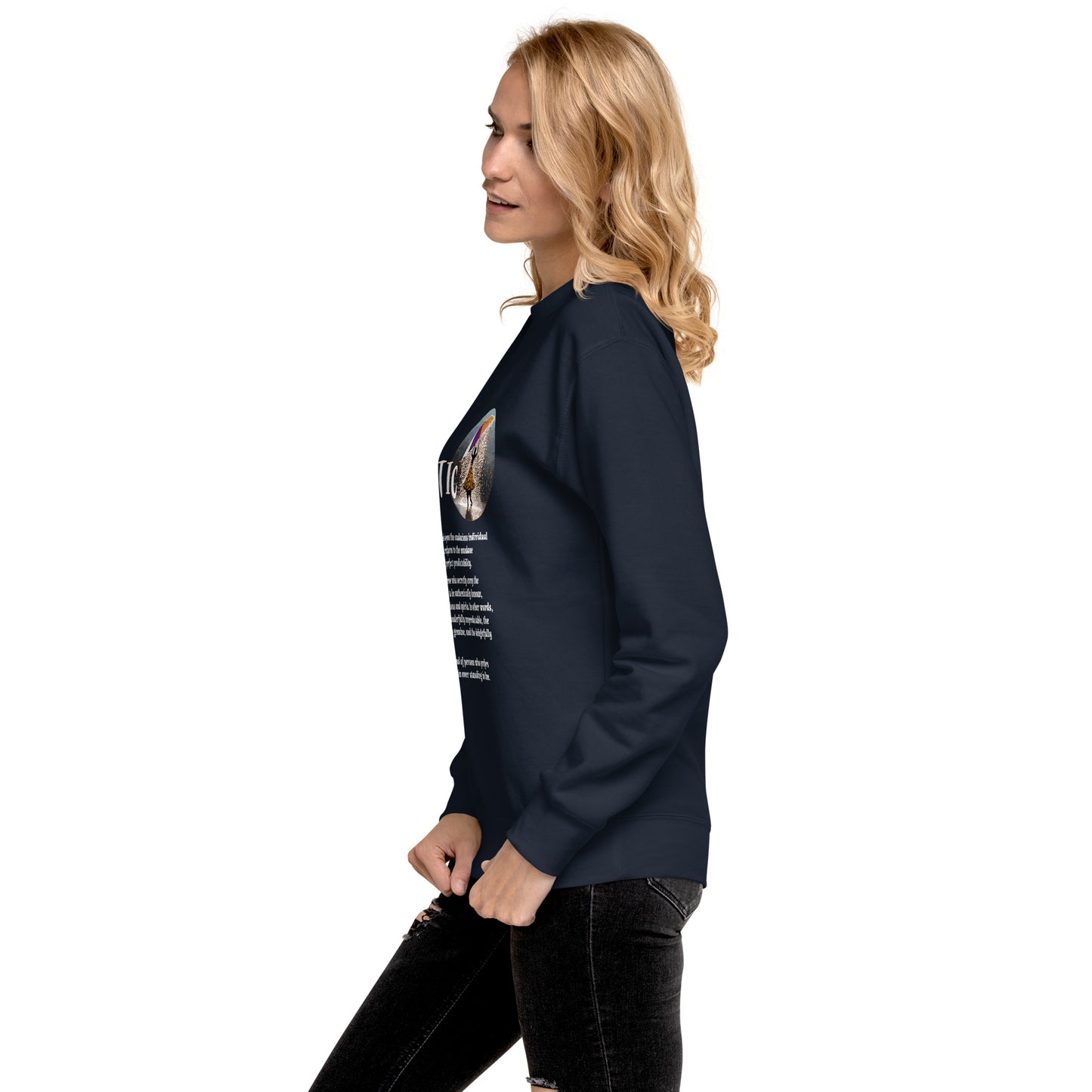 LABELLED. Unisex Premium Sweatshirt. ERRATIC.