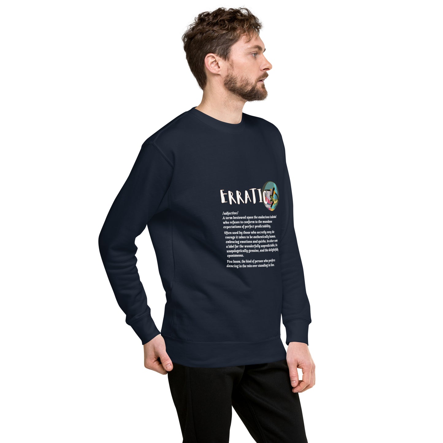 LABELLED. Unisex Premium Sweatshirt. ERRATIC