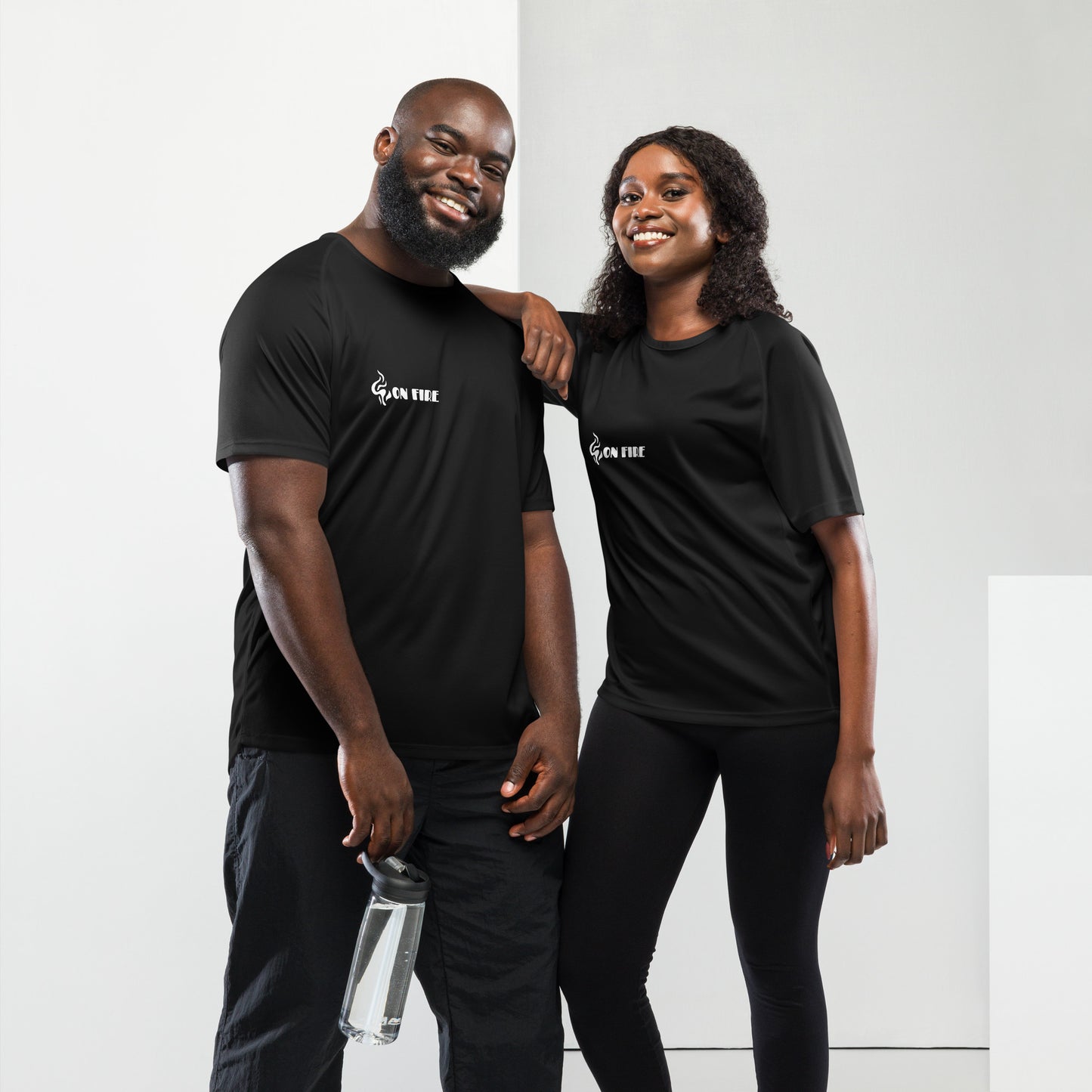 ATTITUDE. Unisex sports jersey. ON FIRE.