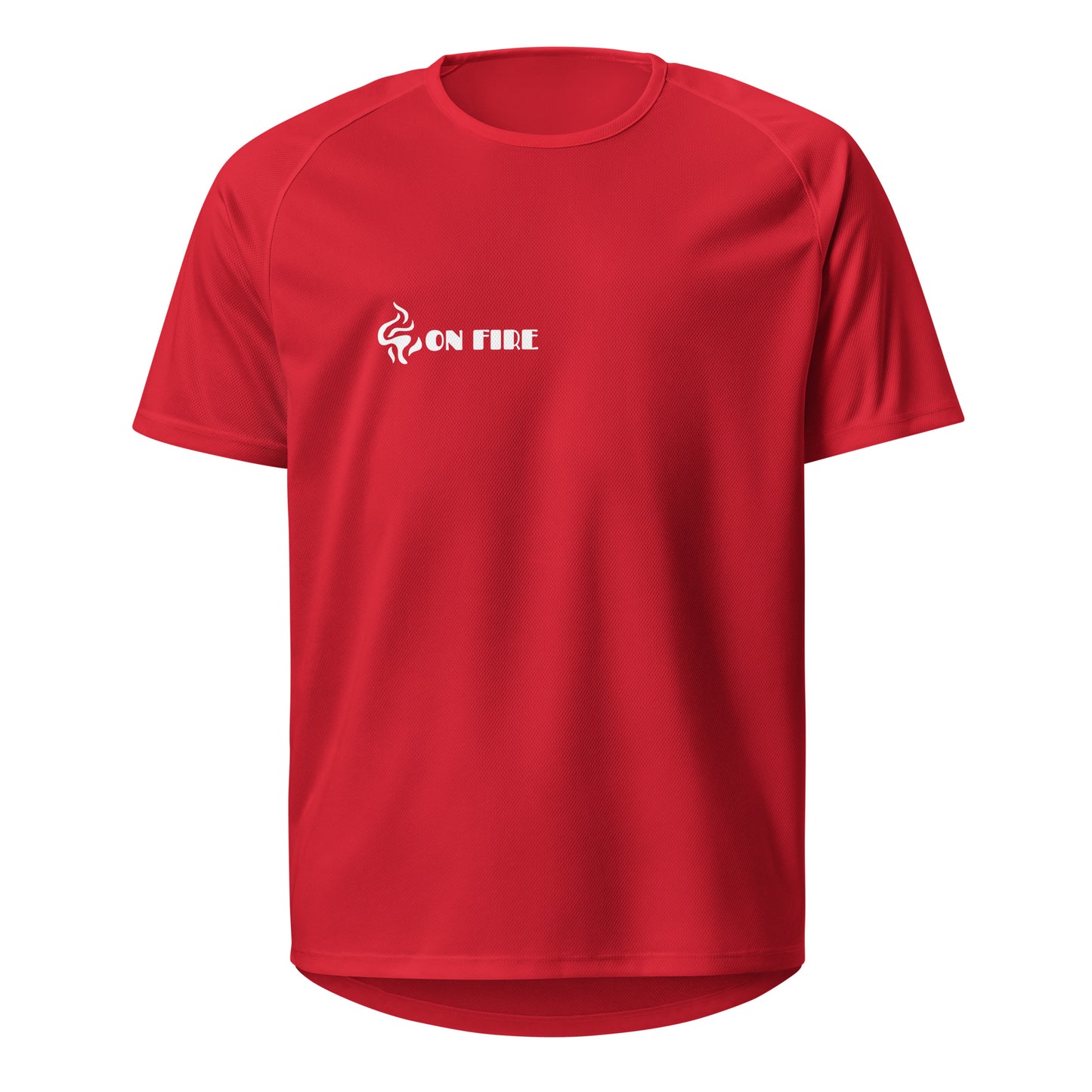 ATTITUDE. Unisex sports jersey. ON FIRE.