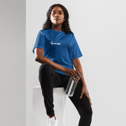 ATTITUDE. Unisex sports jersey. ON FIRE.