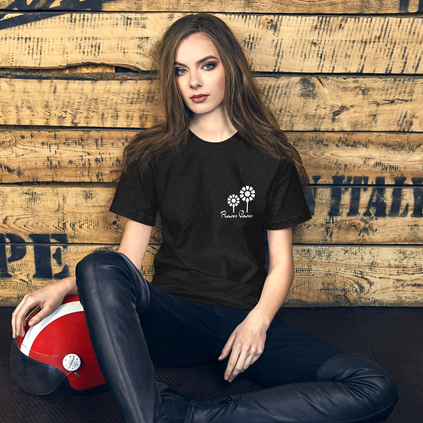FLOWER POWER! Unisex t-shirt, many colours.