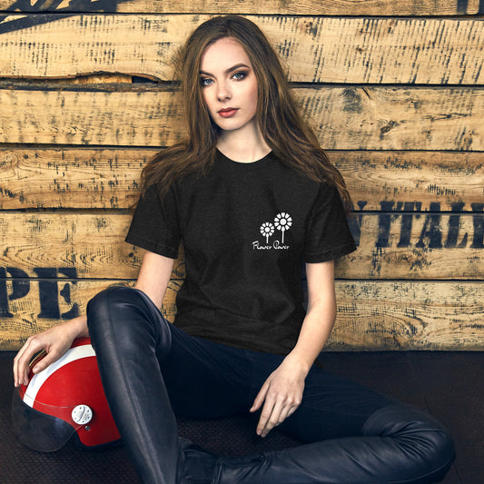 FLOWER POWER! Unisex t-shirt, many colours.