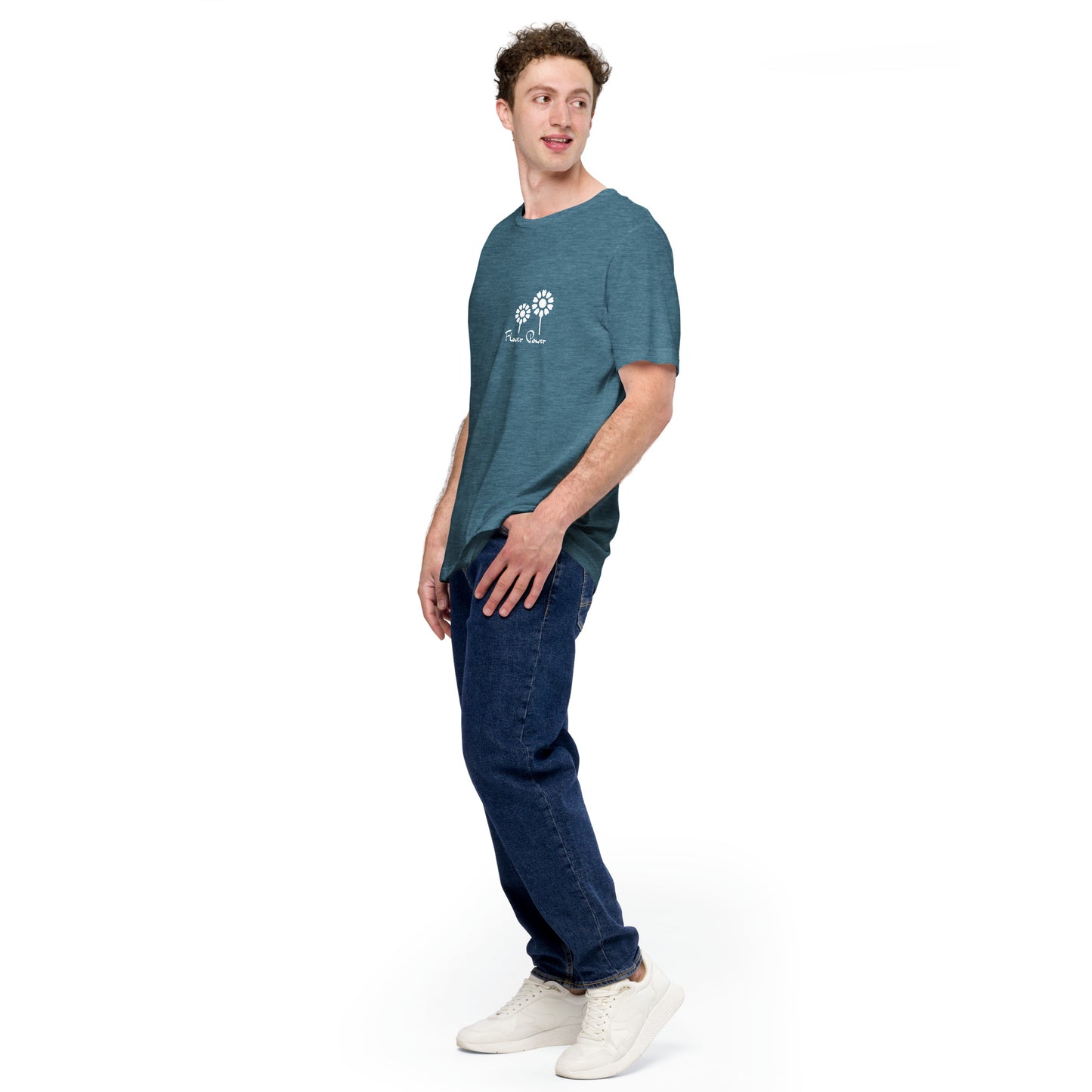 FLOWER POWER! Unisex t-shirt, many colours.