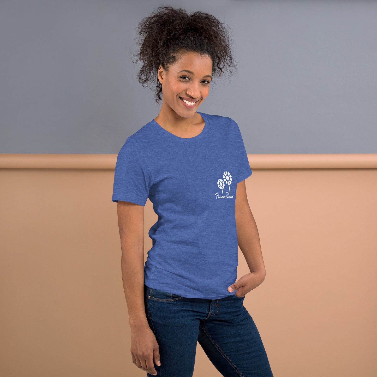 FLOWER POWER! Unisex t-shirt, many colours.
