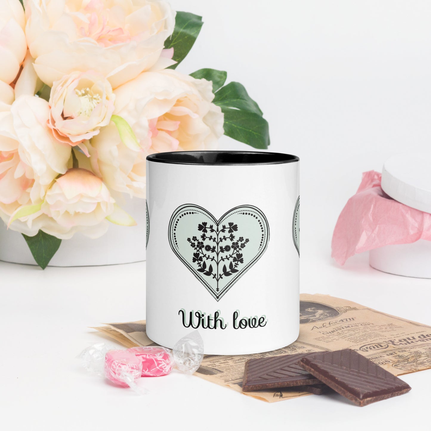 ROOTS! Mug with Color Inside. WITH LOVE.