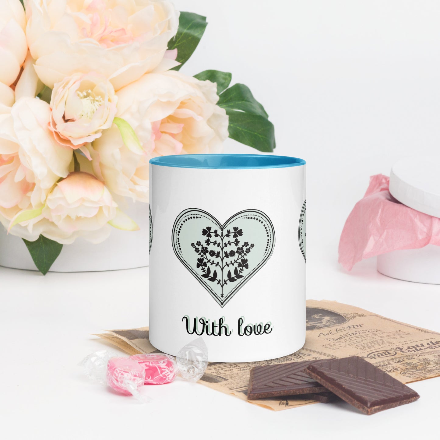 ROOTS! Mug with Color Inside. WITH LOVE.