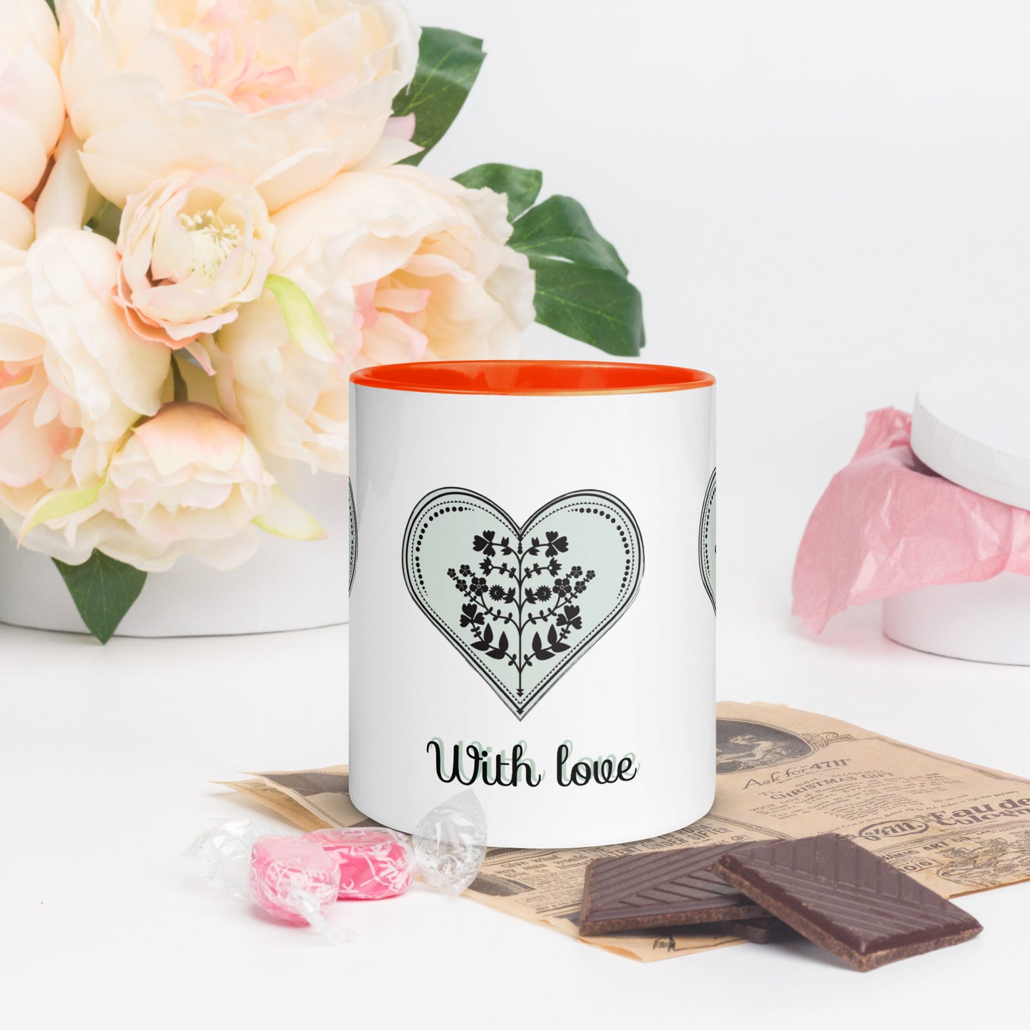 ROOTS! Mug with Color Inside. WITH LOVE.