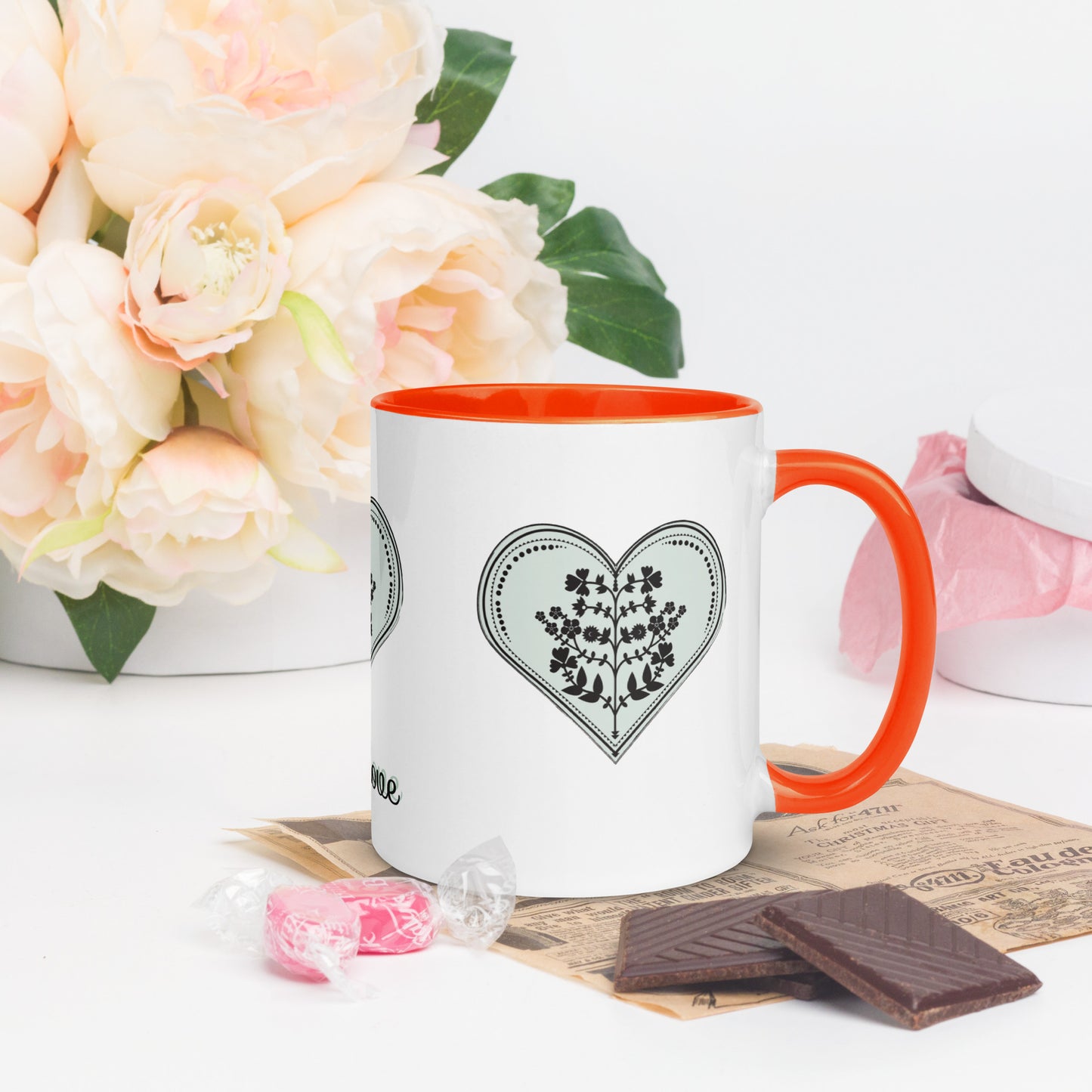 ROOTS! Mug with Color Inside. WITH LOVE.