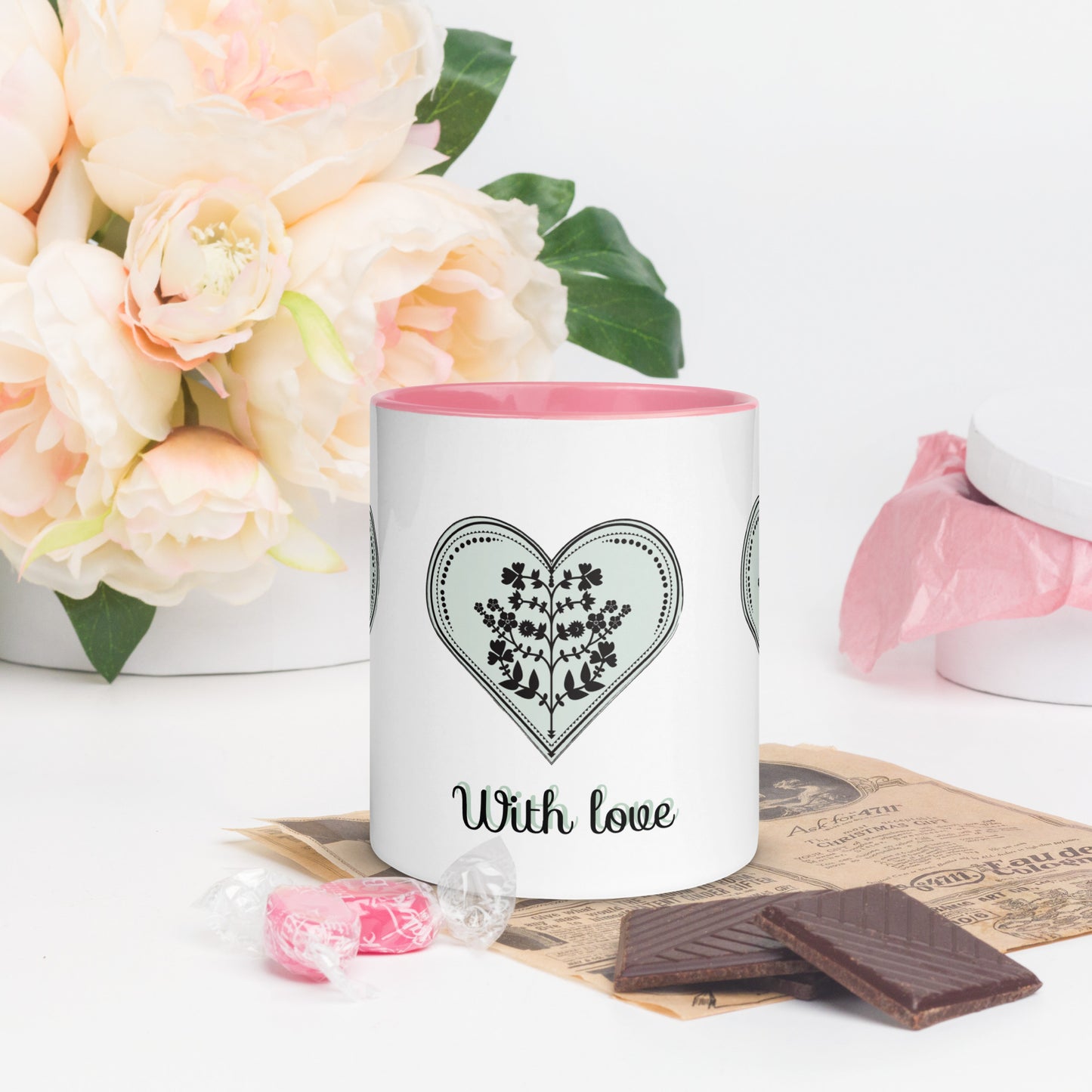 ROOTS! Mug with Color Inside. WITH LOVE.