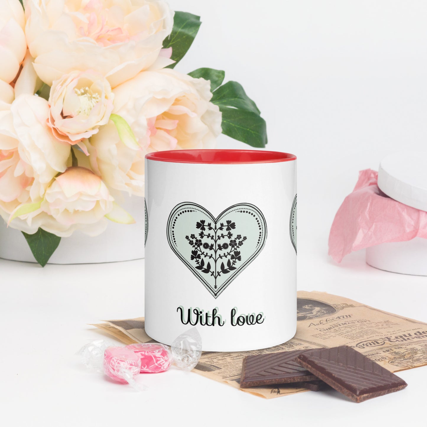 ROOTS! Mug with Color Inside. WITH LOVE.