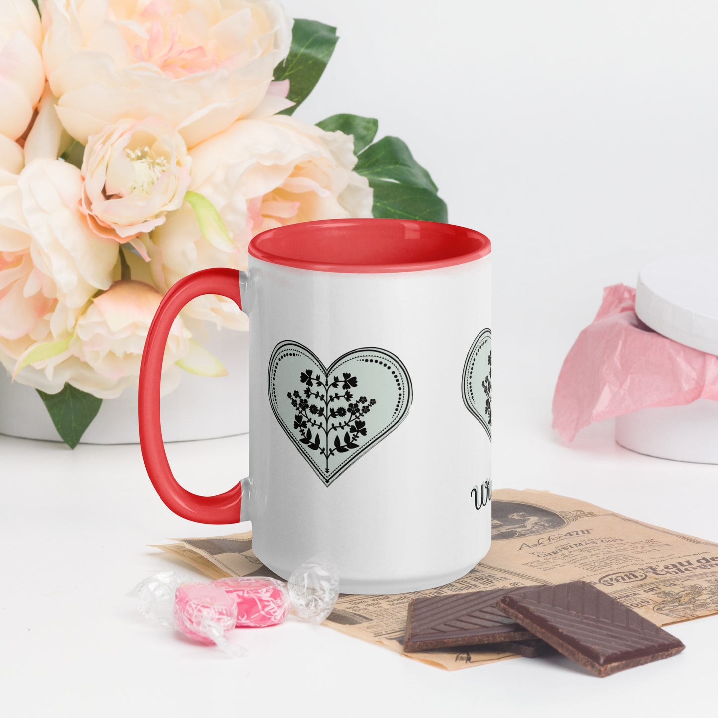 ROOTS! Mug with Color Inside. WITH LOVE.