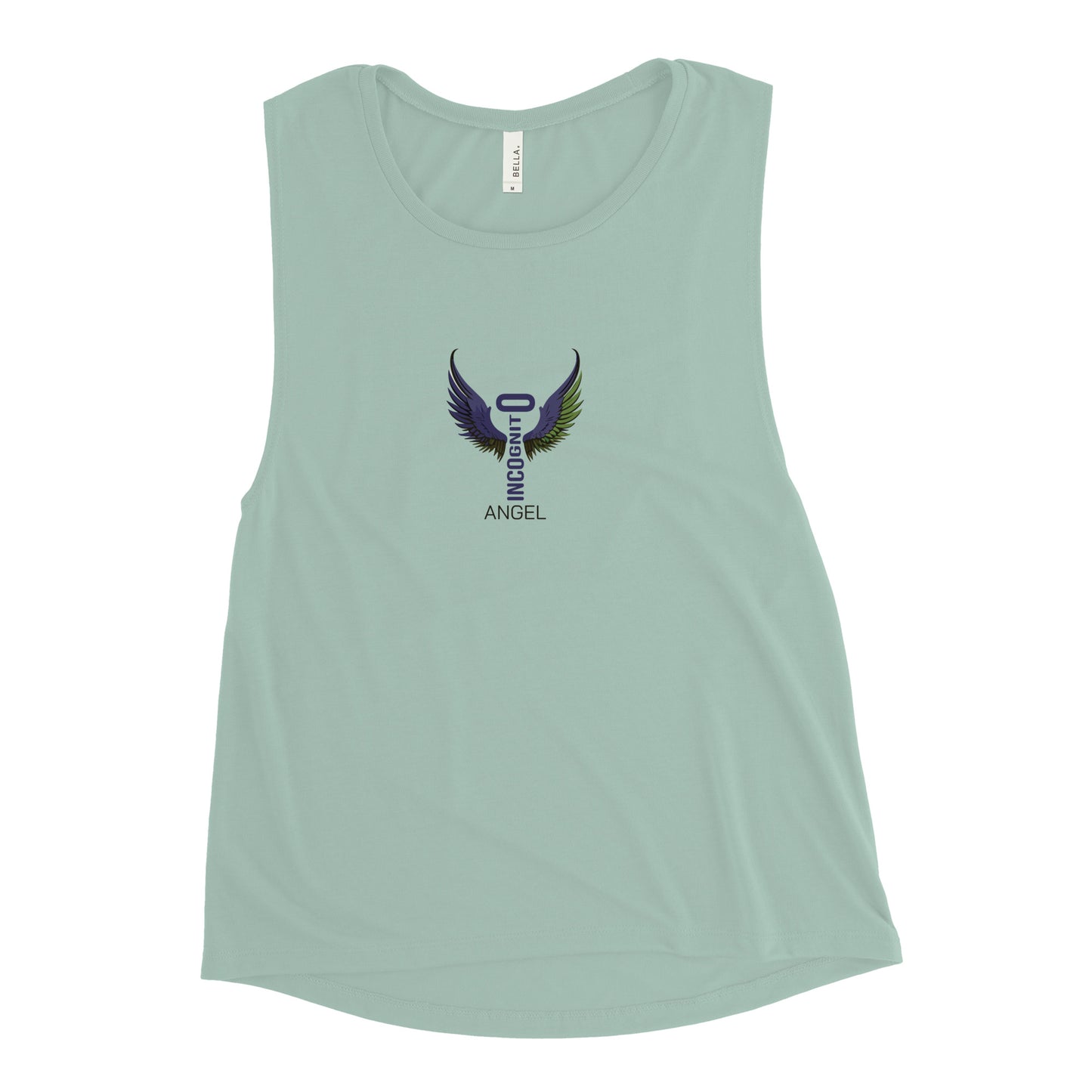 ACTIVE! Ladies’ Muscle Tank. ANGEL INCOGNITO.